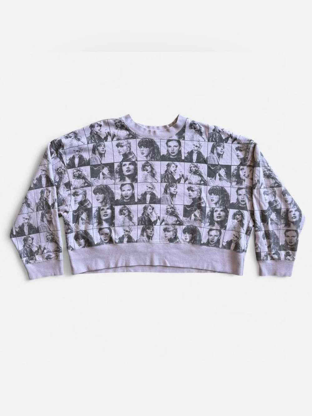 Taylor Swift Lavender Era’s Tour Graphic Crop Crewneck